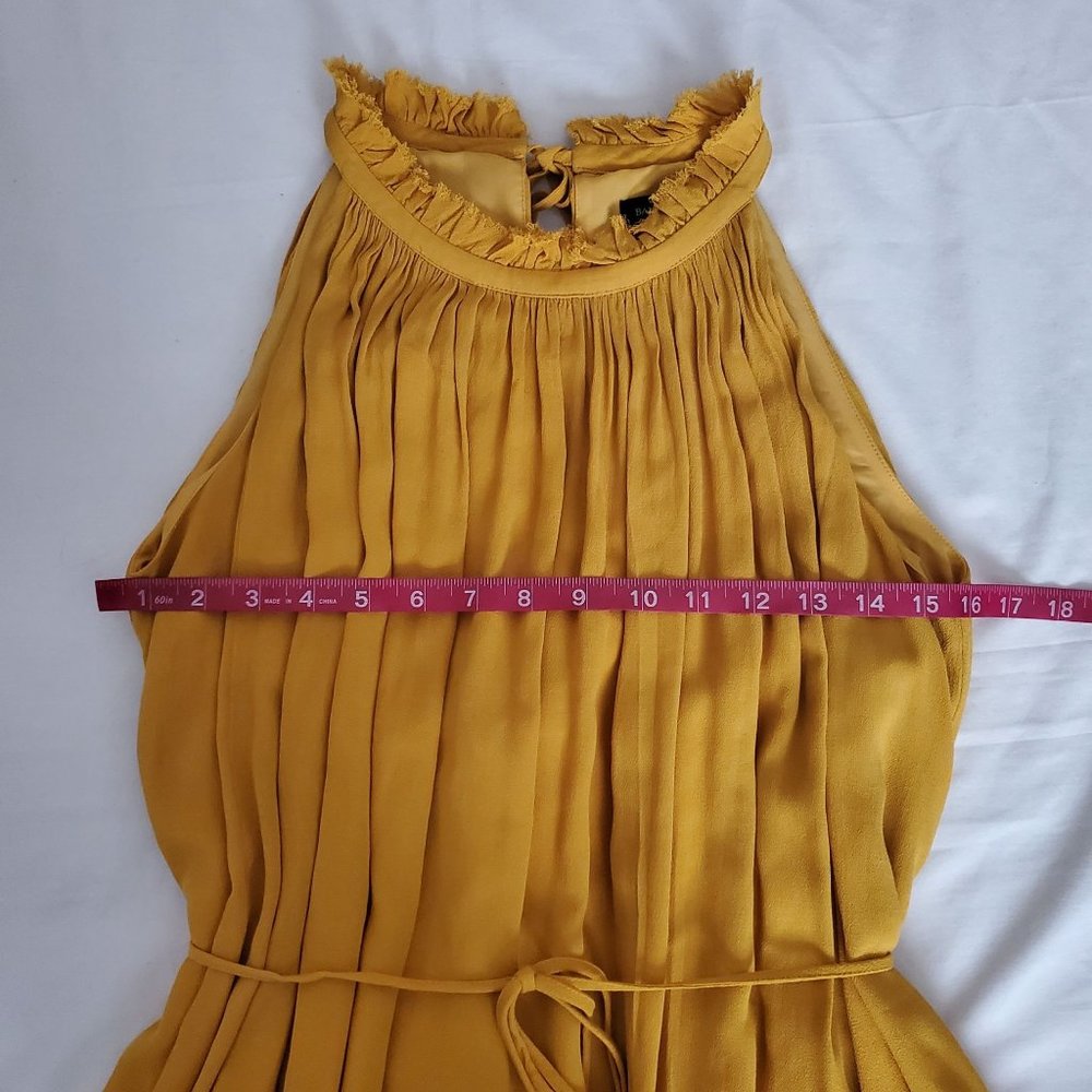 Banana Republic Women's Pleated Belted Shift Mini Getaway Halter Dress Size XS - Picture 9 of 12